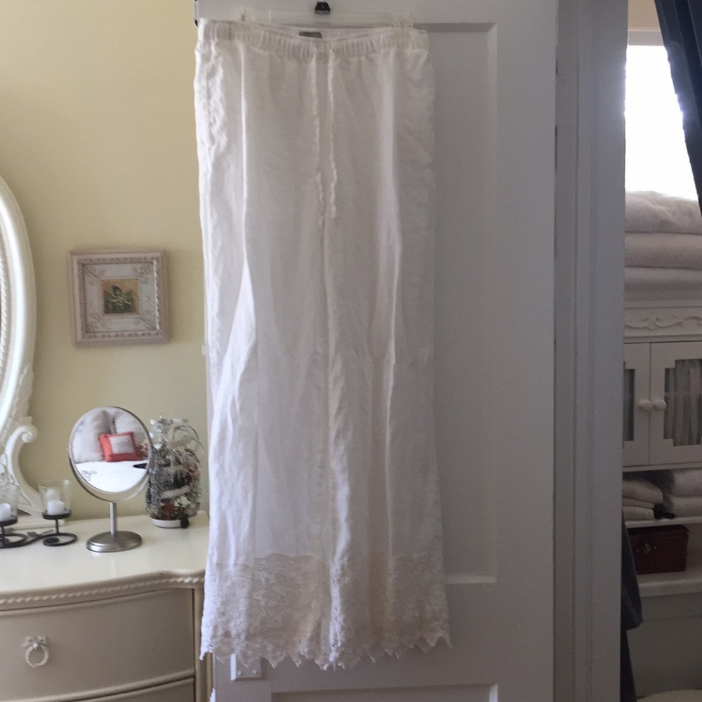 Linen cotton pants